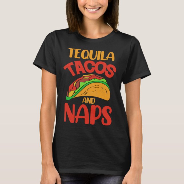 Cinco De Mayo Burritos Mexico Tacos and Avocado 16 T-Shirt (Vorderseite)