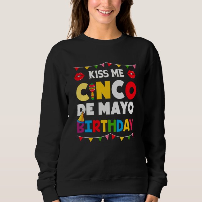 Cinco De Mayo Burritos Mexico Tacos and Avocado  1 Sweatshirt (Vorderseite)
