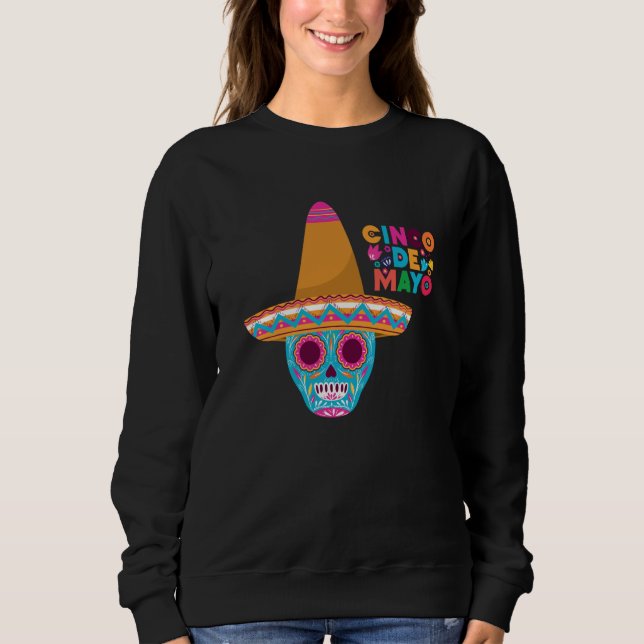 Cinco De Mayo Burritos Mexico Tacos and Avocado  1 Sweatshirt (Vorderseite)