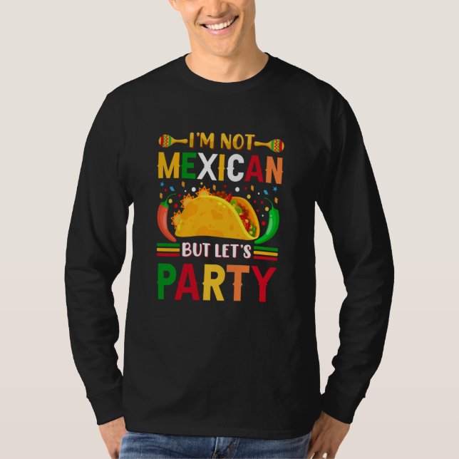 Cinco De Mayo Burritos Mexico Tacos and Avocado  1 T-Shirt (Vorderseite)