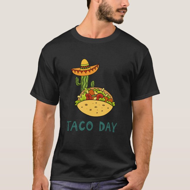 Cinco De Mayo Burritos Mexico Tacos and Avocado  1 T-Shirt (Vorderseite)