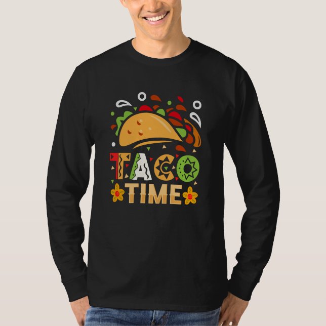 Cinco De Mayo Burritos Mexico Tacos and Avocado  1 T-Shirt (Vorderseite)