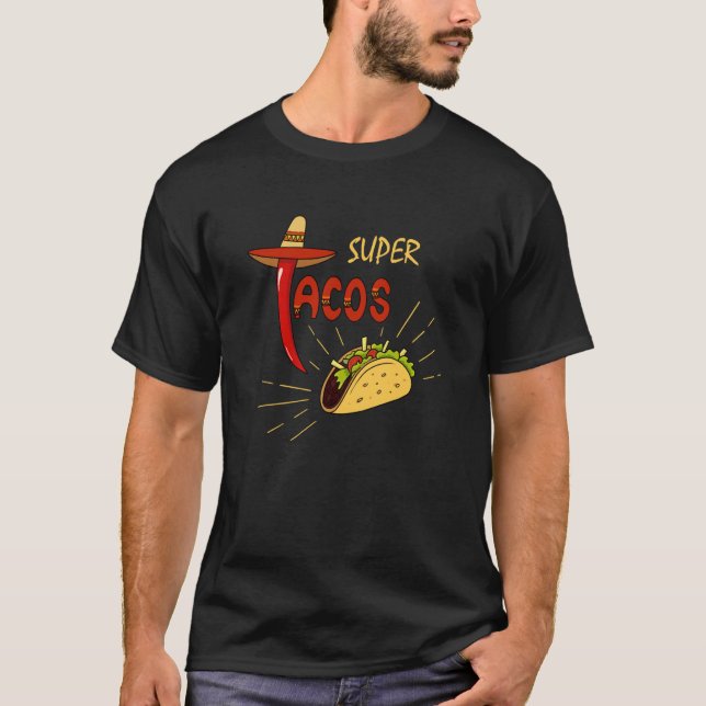 Cinco De Mayo Burritos Mexico Tacos and Avocado  1 T-Shirt (Vorderseite)