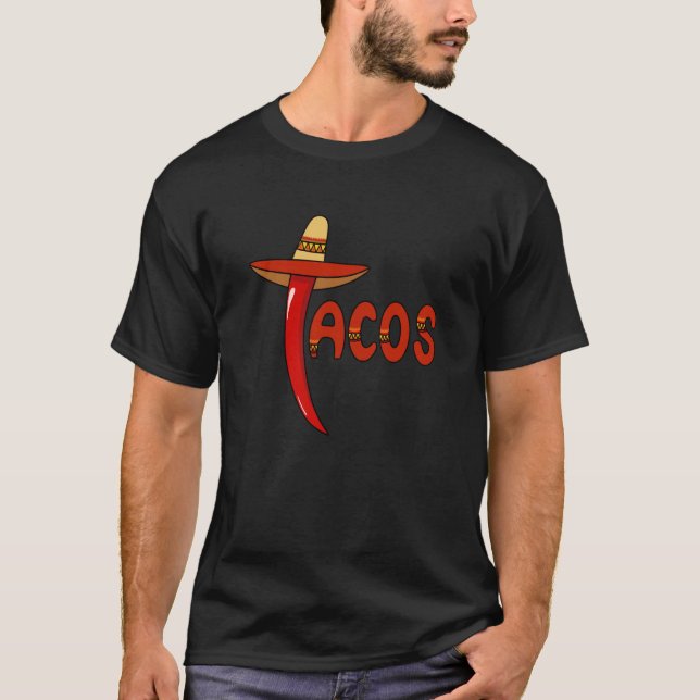 Cinco De Mayo Burritos Mexico Tacos and Avocado  1 T-Shirt (Vorderseite)