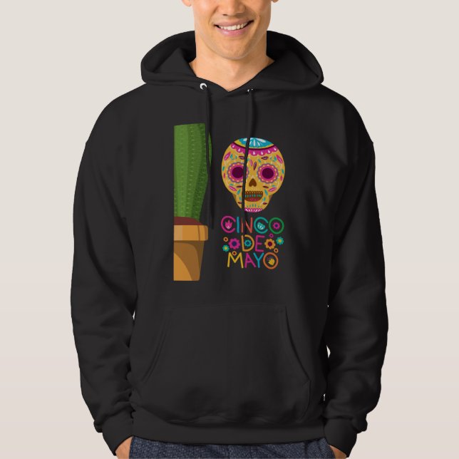 Cinco De Mayo Burritos Mexico Tacos and Avocado 25 Hoodie (Vorderseite)