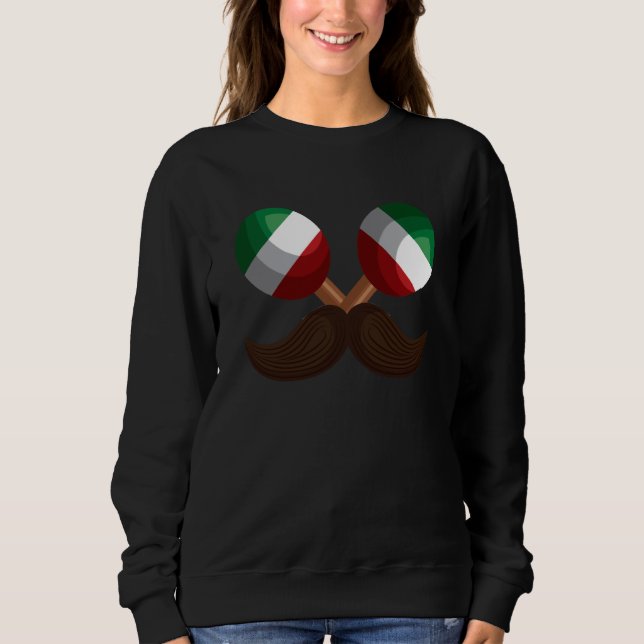 Cinco De Mayo Burritos Mexico Tacos and Avocado  2 Sweatshirt (Vorderseite)