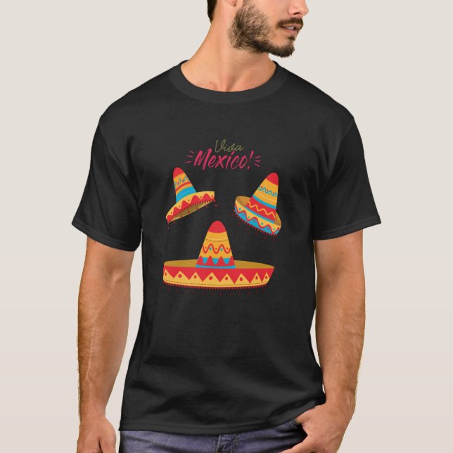Cinco De Mayo Burritos Mexico Tacos and Avocado  2 T-Shirt (Vorderseite)