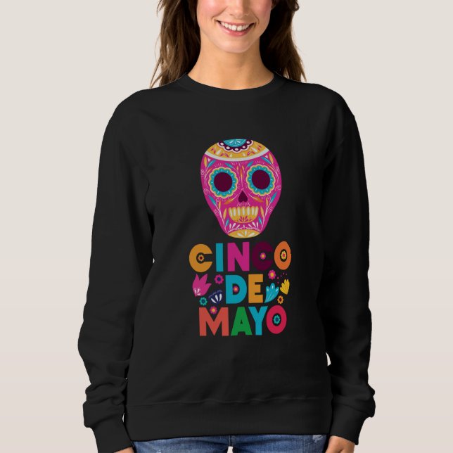 Cinco De Mayo Burritos Mexico Tacos and Avocado  3 Sweatshirt (Vorderseite)