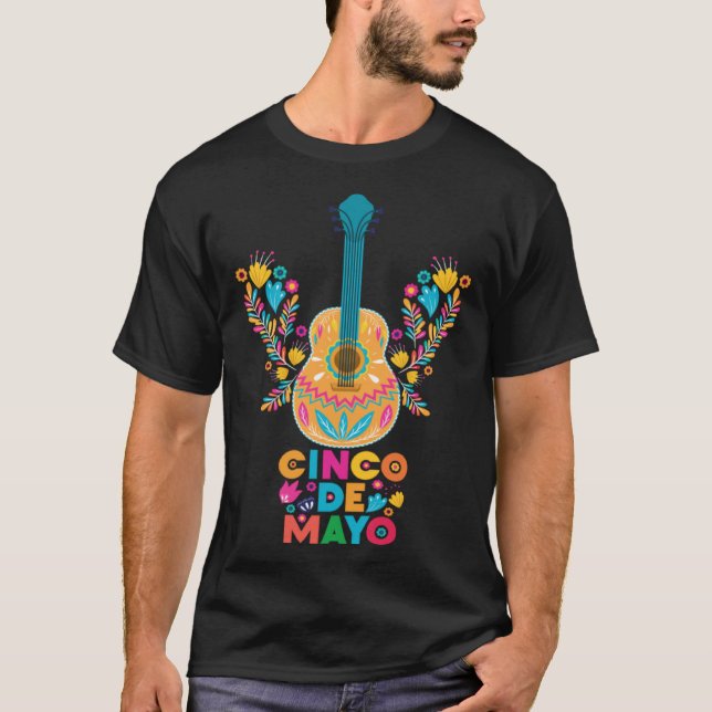 Cinco De Mayo Burritos Mexico Tacos and Avocado 46 T-Shirt (Vorderseite)