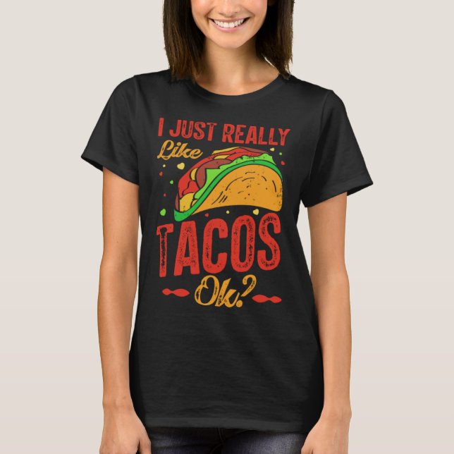 Cinco De Mayo Burritos Mexico Tacos and Avocado 55 T-Shirt (Vorderseite)