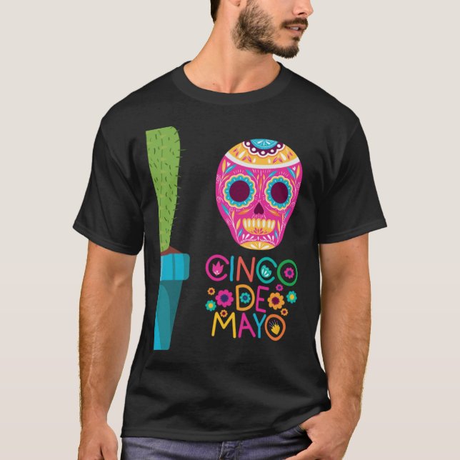 Cinco De Mayo Burritos Mexico Tacos and Avocado 68 T-Shirt (Vorderseite)