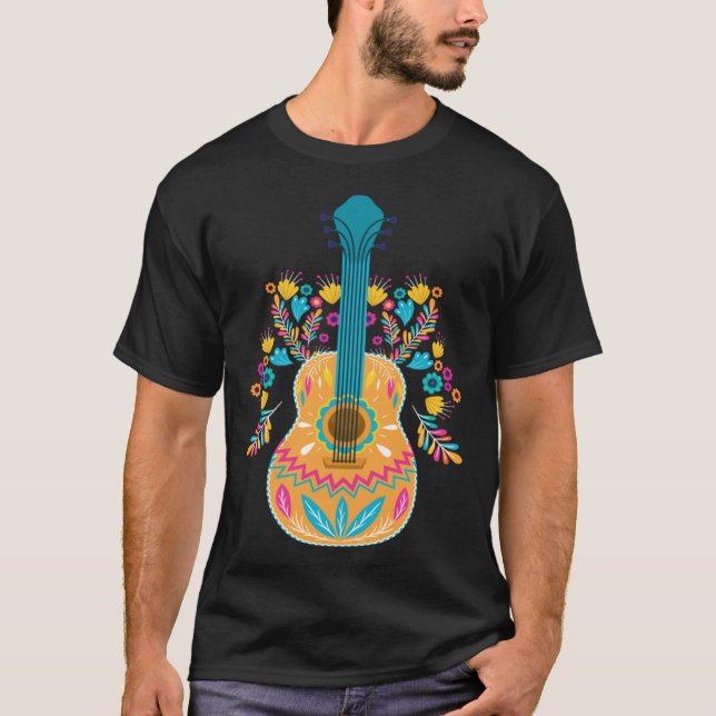 Cinco De Mayo Burritos Mexico Tacos and Avocado 80 T-Shirt (Vorderseite)