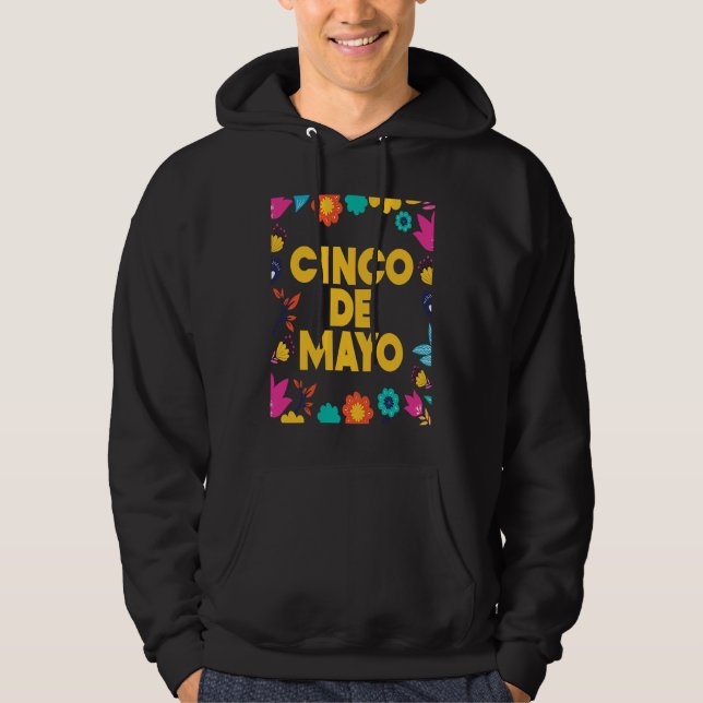 Cinco De Mayo Burritos  Mexico Tacos and Avocado   Hoodie (Vorderseite)