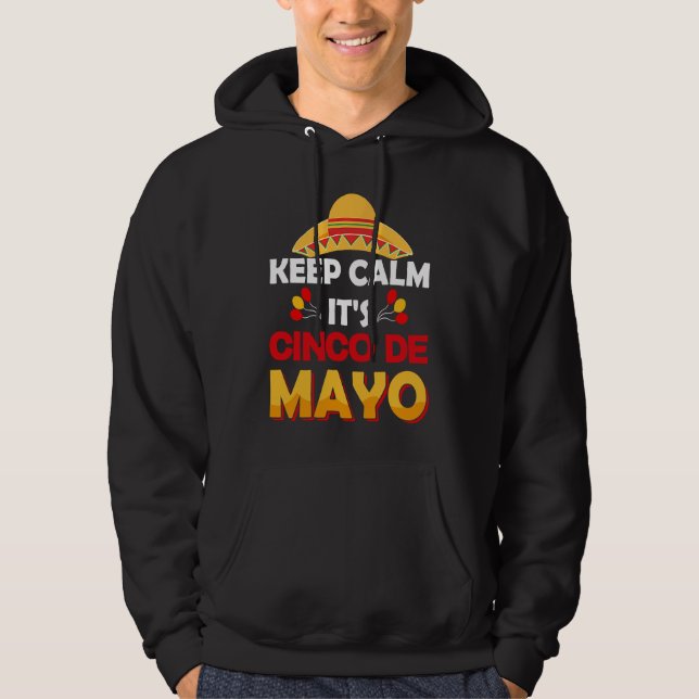 Cinco De Mayo Burritos  Mexico Tacos and Avocado   Hoodie (Vorderseite)