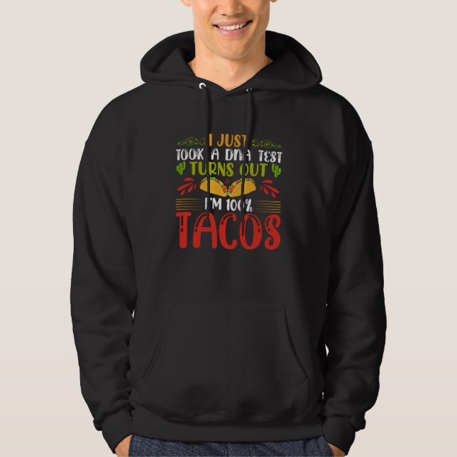 Cinco De Mayo Burritos  Mexico Tacos and Avocado   Hoodie (Vorderseite)