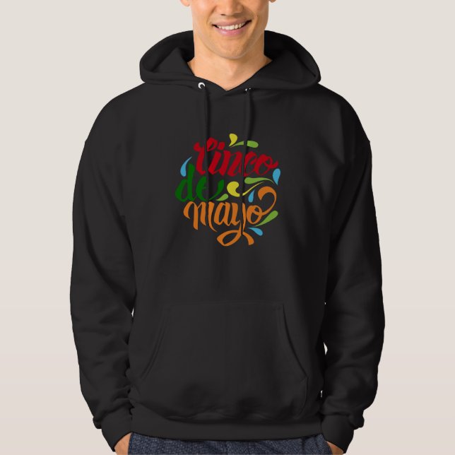 Cinco De Mayo Burritos  Mexico Tacos and Avocado   Hoodie (Vorderseite)