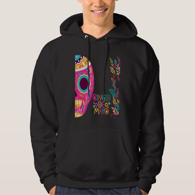 Cinco De Mayo Burritos  Mexico Tacos and Avocado   Hoodie (Vorderseite)