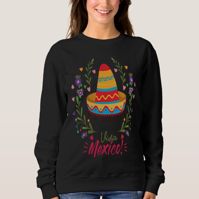 Cinco De Mayo Burritos  Mexico Tacos and Avocado   Sweatshirt (Vorderseite)