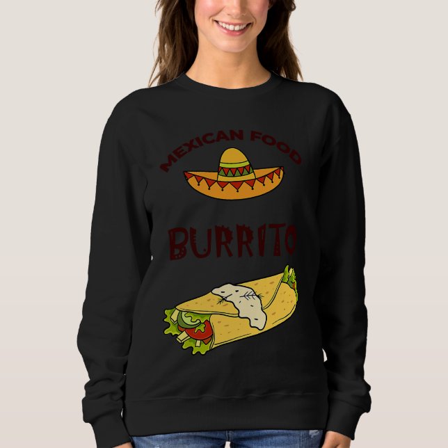 Cinco De Mayo Burritos  Mexico Tacos and Avocado   Sweatshirt (Vorderseite)