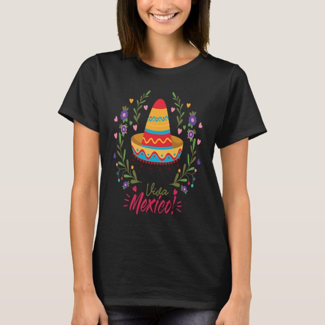 Cinco De Mayo Burritos  Mexico Tacos and Avocado   T-Shirt (Vorderseite)