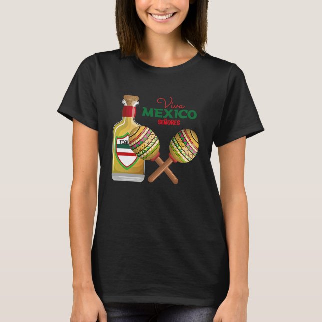 Cinco De Mayo Burritos  Mexico Tacos and Avocado   T-Shirt (Vorderseite)