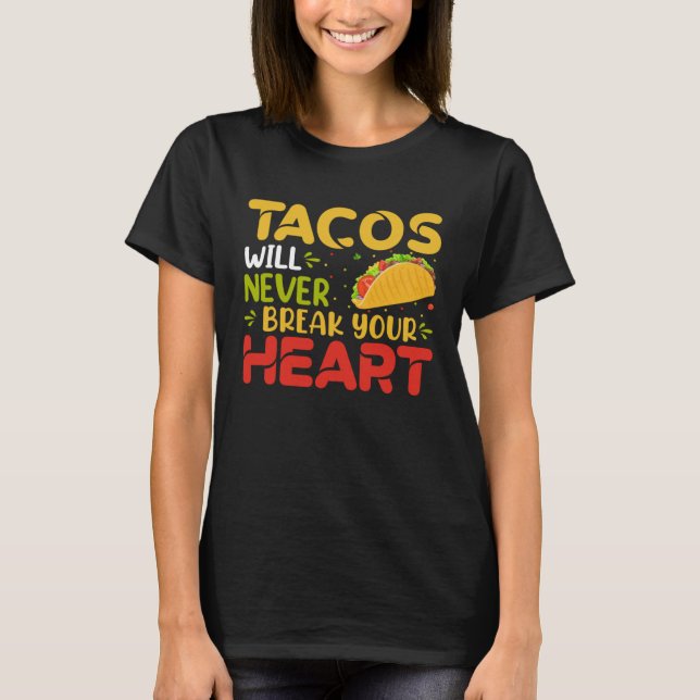 Cinco De Mayo Burritos  Mexico Tacos and Avocado   T-Shirt (Vorderseite)