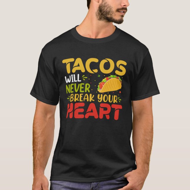 Cinco De Mayo Burritos  Mexico Tacos and Avocado   T-Shirt (Vorderseite)