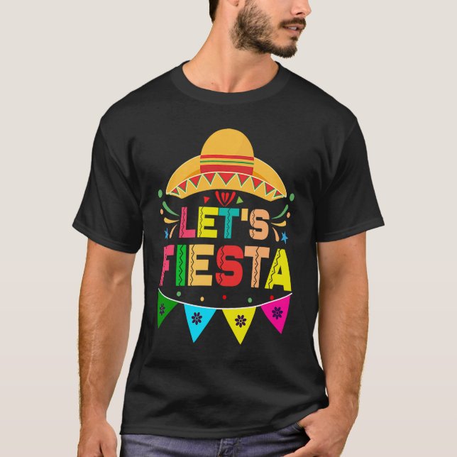 Cinco De Mayo Burritos  Mexico Tacos and Avocado   T-Shirt (Vorderseite)