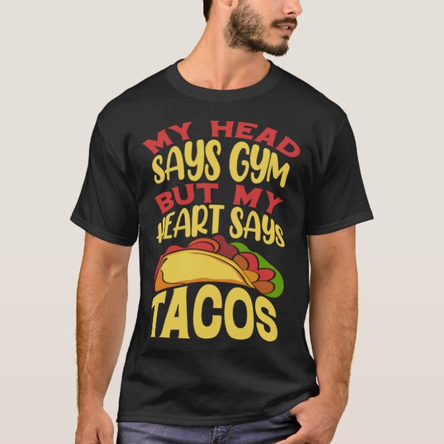 Cinco De Mayo Burritos Mexico Tacos and Avocado T-Shirt (Vorderseite)
