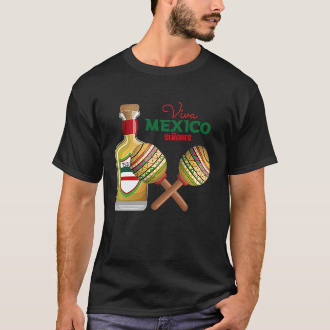 Cinco De Mayo Burritos  Mexico Tacos and Avocado   T-Shirt (Vorderseite)
