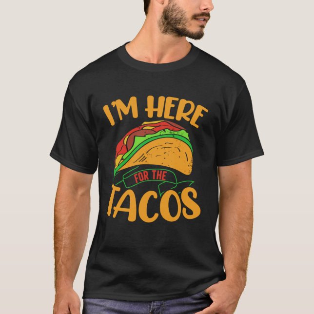 Cinco De Mayo Burritos  Mexico Tacos and Avocado   T-Shirt (Vorderseite)