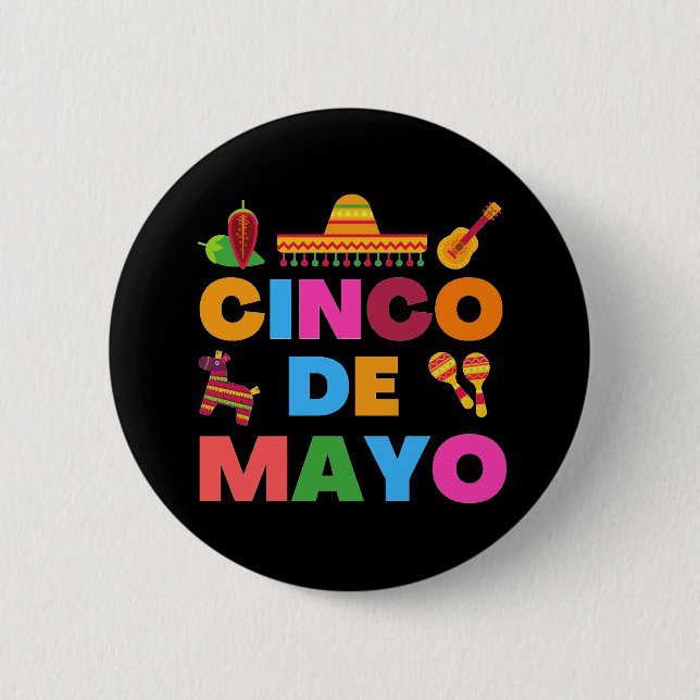 Cinco De Mayo Button (Vorderseite)
