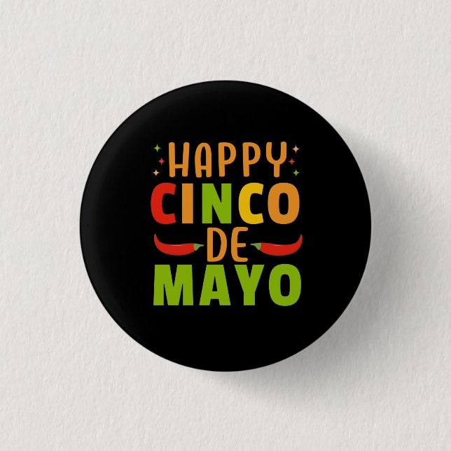 Cinco De Mayo Button (Vorderseite)