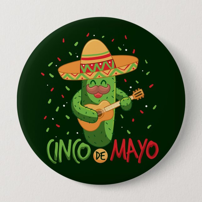 Cinco De Mayo Button (Vorderseite)