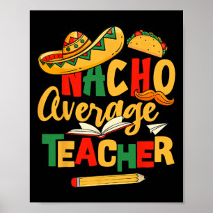Cinco de Mayo Byck zur Schule mexikanische Nacho D Poster