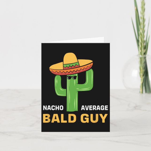 Cinco De Mayo Byld Cactus Nacho Average Byld Typ Karte (Vorderseite)