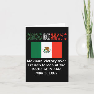 Cinco de Mayo Byttle von Puebla 5. Mai Mexikanisch Karte