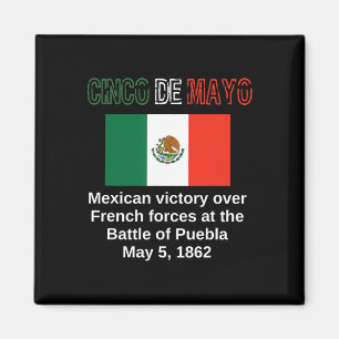 Cinco de Mayo Byttle von Puebla 5. Mai Mexikanisch Magnet