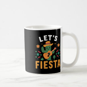 Cinco de Mayo Cactus Gitarre für Männer Frauen Kaffeetasse