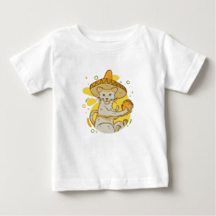 Cinco De Mayo Cat Baby T-shirt