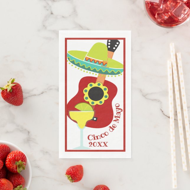 Cinco de Mayo Celebration Guest Napkin Serviette (Beispiel)