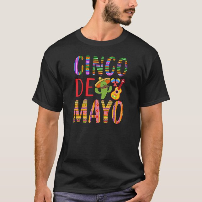 Cinco De Mayo Celebration T-Shirt (Vorderseite)
