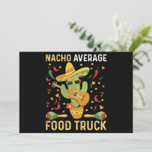 Cinco De Mayo Chef Nacho Durchschnittlicher Food T Einladung