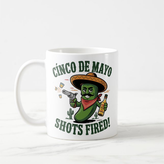 Cinco de Mayo Chili Showdown - Shots Fired! Kaffeetasse (Links)