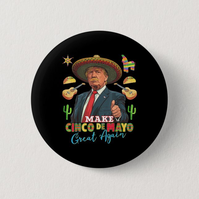 Cinco De Mayo Cinco De Mayo Wieder Donal Button (Vorderseite)