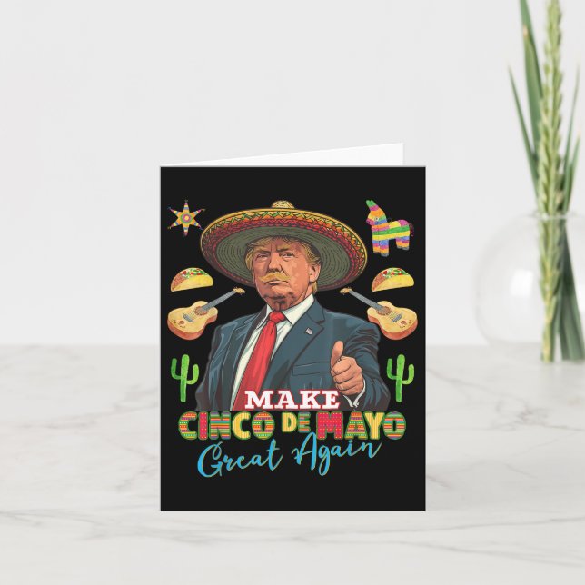Cinco De Mayo Cinco De Mayo Wieder groß Karte (Vorderseite)
