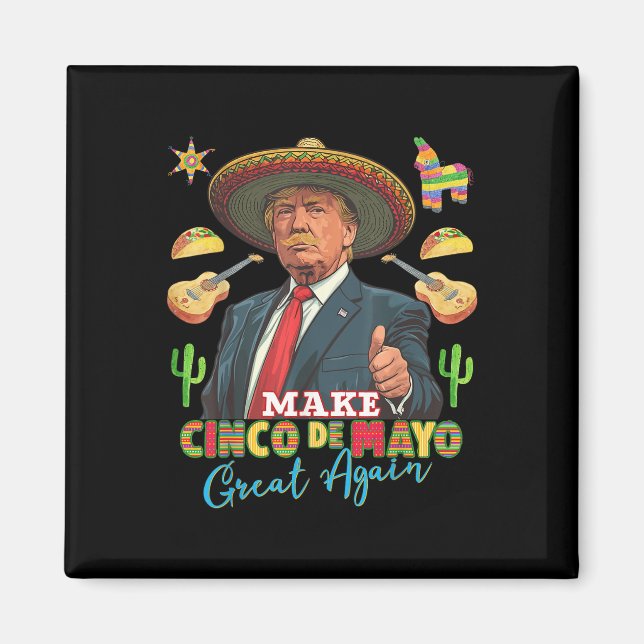 Cinco De Mayo Cinco De Mayo Wieder groß Magnet (Vorne)