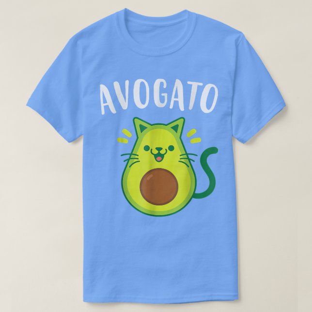 Cinco De Mayo Cinco De Meow Avogato Cat Avocado T-Shirt (Design vorne)
