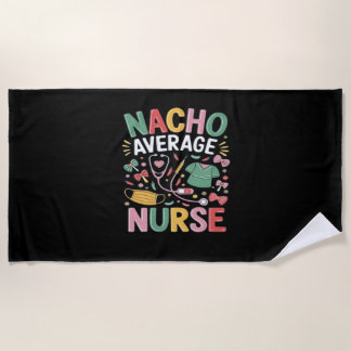 Cinco De Mayo Coquette Bow Nacho Average Nurse Nur Strandtuch