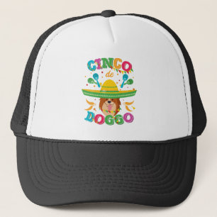 Cinco De Mayo Corgi-Hund Truckerkappe